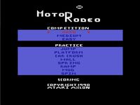 une photo d'Ã©cran de MotoRodeo sur Atari 2600